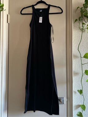 Old Navy halter black maxi dress
